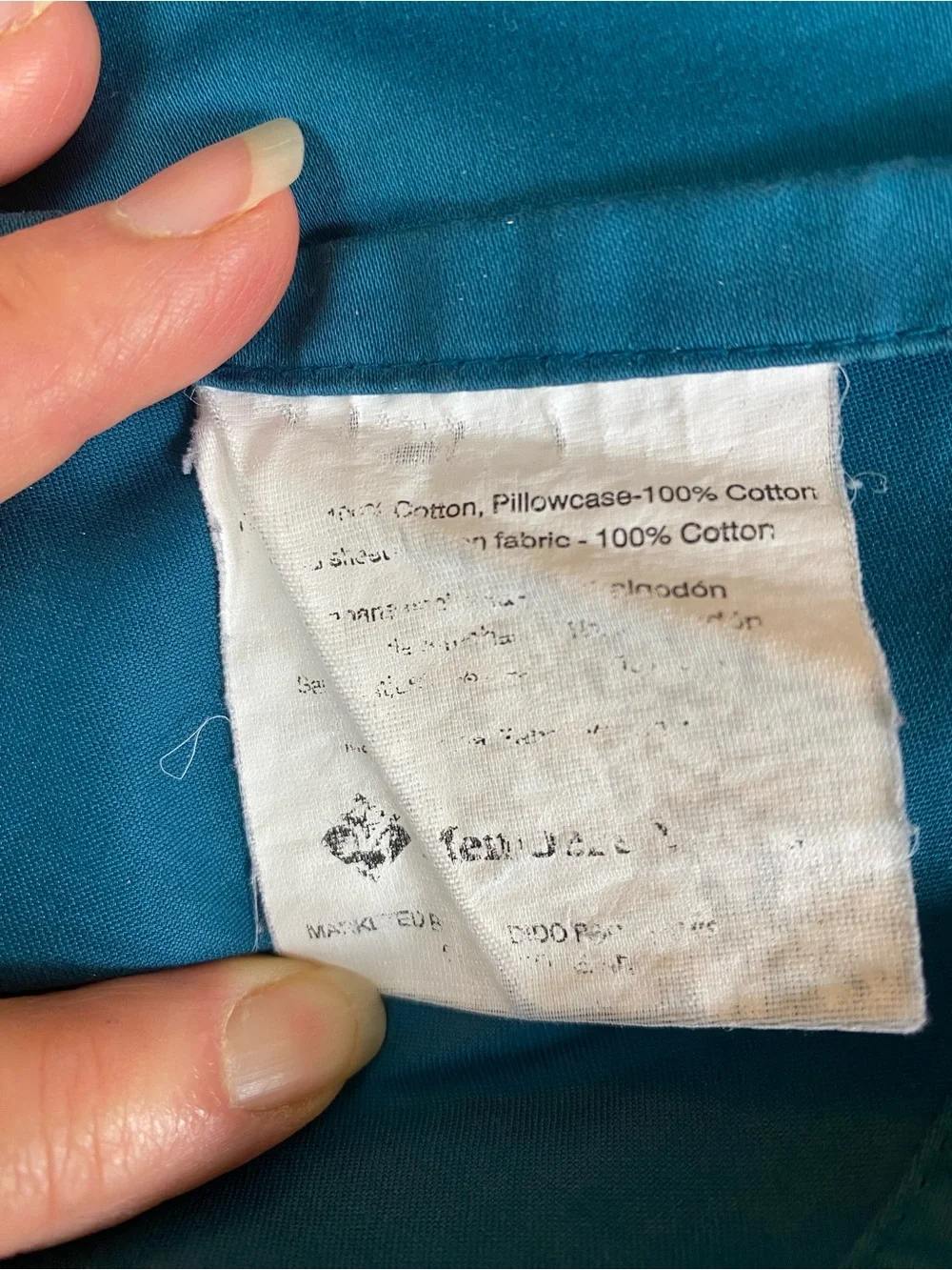 Teal Luxury King Flat Sheet 100% cotton